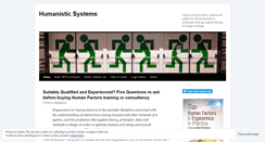 Desktop Screenshot of humanisticsystems.com